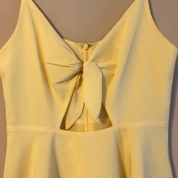 Urban Outfitters yellow fit and flare dress - Picture 3 of 5